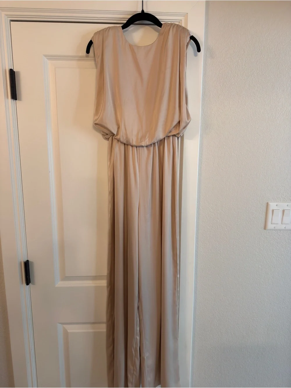 Nasty Gal Cream Jumpsuit - Picture 1 of 4